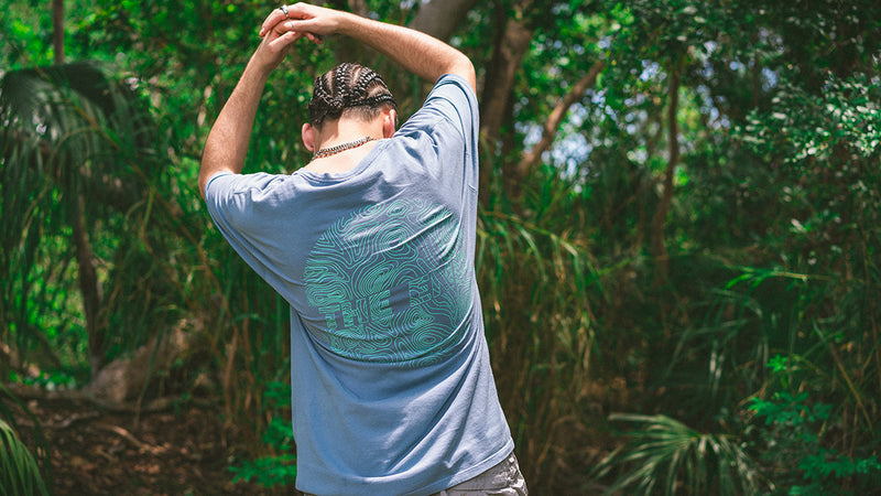 Topo Tee (Saltwater)